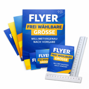 Flyer im Sonderformat